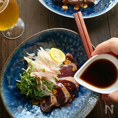かつおのたたきは、この簡単手作りポン酢たれで決まり！