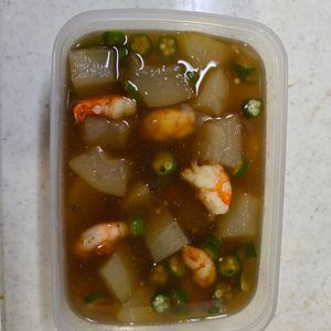 権兵衛の作ってみた!投稿(冬瓜とえびのとろみ煮)