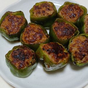 marine55の作ってみた!投稿(【ピーマンの肉詰め】タレが決め手♩肉汁ジューシー)