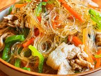 戻し不要◎【豚こま野菜のチャプチェ風】