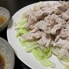 1038513の作ってみた!投稿(*茹で豚こまともやしのオイごまだれ和え*)