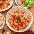 絶品！海老のトマトクリームパスタ