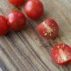 北海道野菜でさっぱり！ミニトマトのわさびとろろがけの工程2