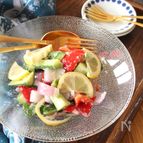 夏野菜の塩麹レモンマリネ