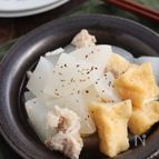 圧力鍋で加圧１分！大根と揚げの旨塩ニンニク煮
