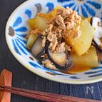 【レンジで完結！加熱は１回】だいこんの鶏そぼろ煮（中華風）