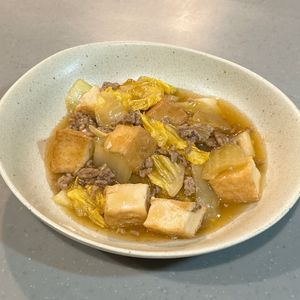 766604の作ってみた!投稿(味付け簡単！【白菜と厚揚げの和風そぼろ煮】あんたっぷり♡)
