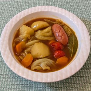 𝔂𝓾𝓶𝓲🍓の作ってみた!投稿(春野菜のスープカレー)