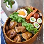 【お弁当】焼き鳥のっけ弁当