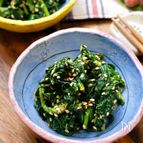 レンチンで副菜1品『ほうれん草の胡麻和え』