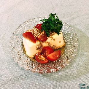 𝔂𝓾𝓶𝓲🍓の作ってみた!投稿(【簡単♪大葉香るトマトの冷奴】スピード副菜・お家おつまみ)