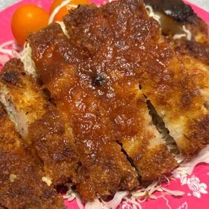 yuu17の作ってみた!投稿(【洋食屋さんのポークカツレツ】簡単手作りソース♪)