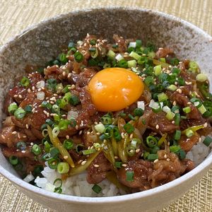 楽ラク手抜キッチン🐶🐾の作ってみた!投稿(10分でさっと作れる【甘辛ねぎ豚丼】)