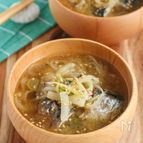 だし要らず♩いわし缶と長ねぎのみそ汁
