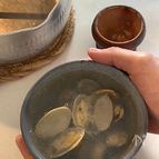 フェンネルと白胡椒香る あさりと生姜のスープ