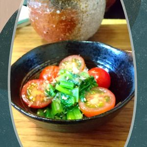 チョロリスの作ってみた!投稿(【小松菜とミニトマトのごまおかかサラダ】あと１品に嬉しい！)