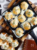 ふかふか食感☆カルボナーラ焼き！【たこ焼き器】