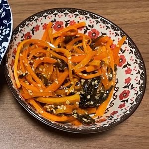 628087の作ってみた!投稿(やみつき♡にんじんの塩昆布ナムル【#ポリ袋 #食材ひとつ】)