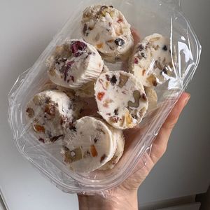 アルカの作ってみた!投稿(フルーツとナッツのチーズケーキ)