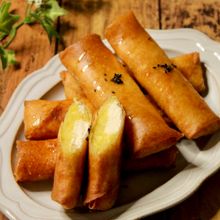 パイより軽くて食べやすい♪スイートポテト春巻き