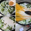 別ゆで不要！くたくたブロッコリーと海老のチーズクリームパスタの工程3