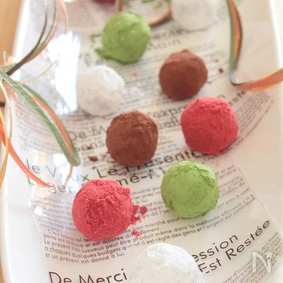 すごく簡単！バレンタインに💛手作りトリュフチョコレート