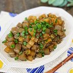 コロコロ大根とこんにゃくの甘辛煮
