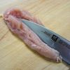 ピリッとさっぱりと「鶏ささみ肉の南蛮漬け」の工程1
