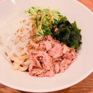 ミルクの作ってみた!投稿(【簡単ごはん】ツナとわかめの冷やしうどん)