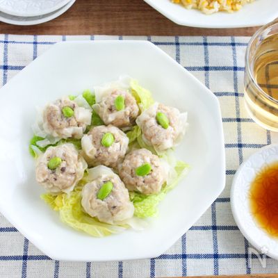 【子どもに人気！】レンジで簡単！豆腐しゅうまい