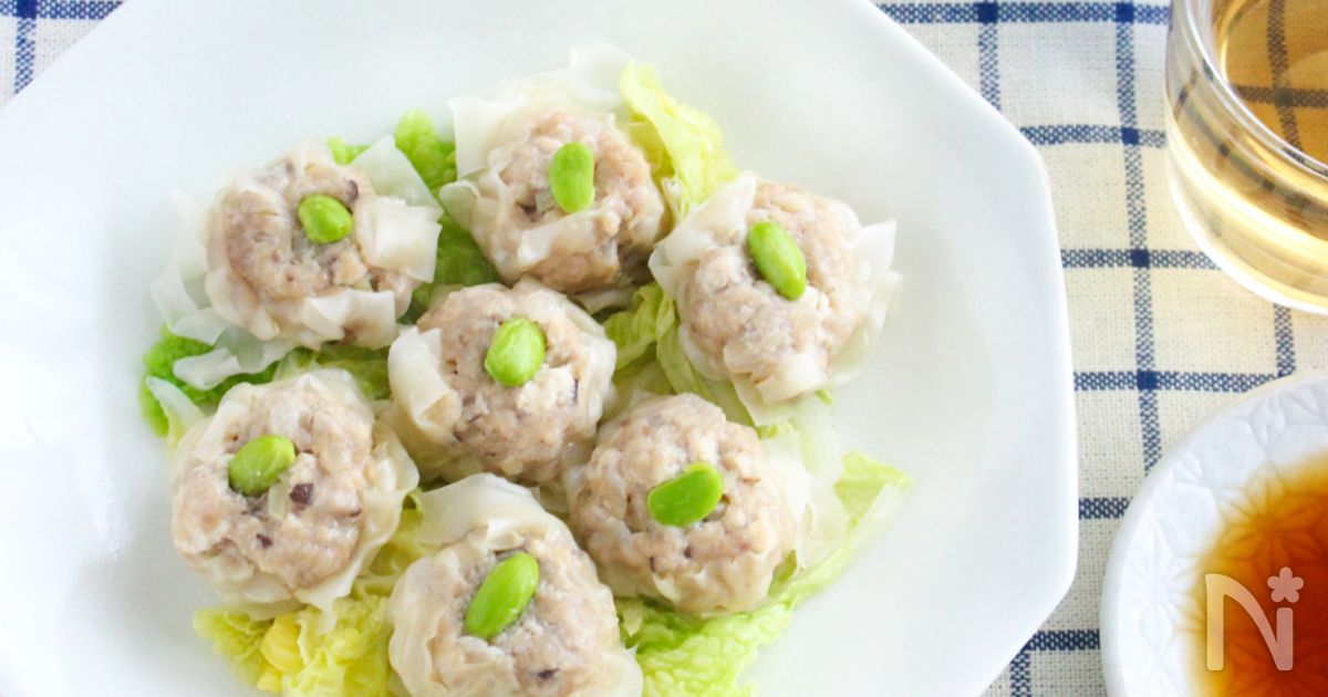 【子どもに人気！】レンジで簡単！豆腐しゅうまい