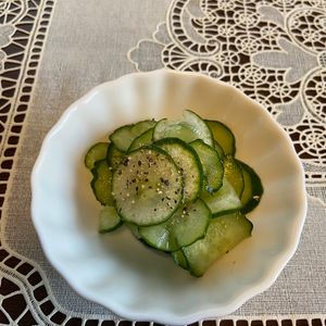万福の作ってみた!投稿(お箸が止まらない！塩レモンきゅうり)