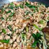 なちまるの作ってみた!投稿(鶏ひき肉で作るニラもやし炒め)