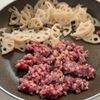 シャキシャキでくせになる♪【れんこんとひき肉のカレー炒め】の工程3