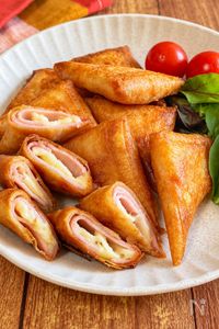 子どもが夢中で食べる♪【ハムチーズ春巻き】おもてなしにも◎