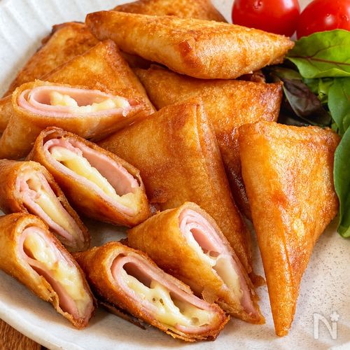 子どもが夢中で食べる♪【ハムチーズ春巻き】おもてなしにも◎