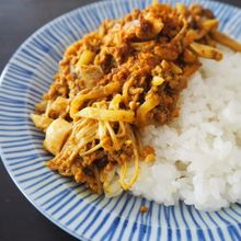 長野県のドライきのこを使ったドライカレー