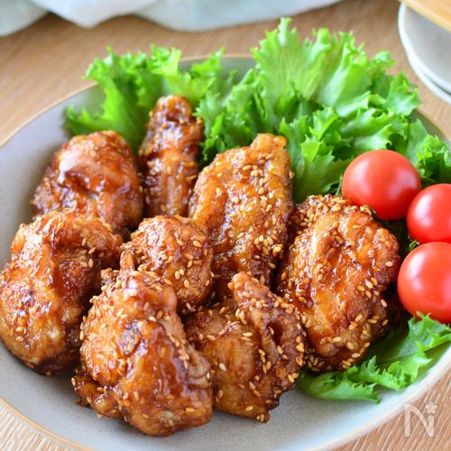 デパ地下で大人気！鶏もも肉の甘辛揚げ