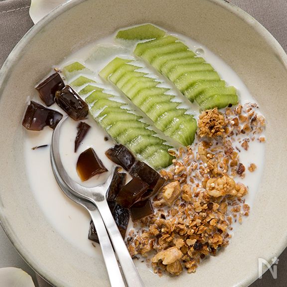 寒天を使った紅茶ゼリー