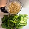 混ぜるだけ♪納豆と切り干し大根と小松菜のカルシウム和えの下準備