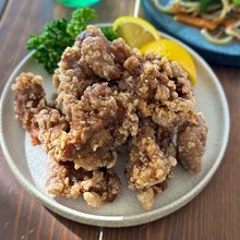 ジンギスカン唐揚げと野菜の焼きナムル
