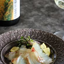 白ワインで作る　鯛の昆布締め