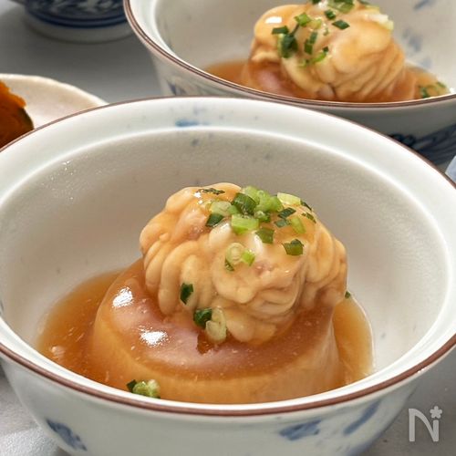 白子のせ大根(なんちゃって和風ロッシーニ風)