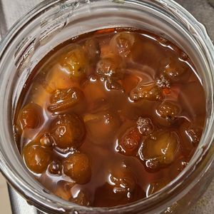 晴ちゃんのママの作ってみた!投稿(【永久保存版♡】果肉まで食べられる♪  伝説の梅シロップ！)