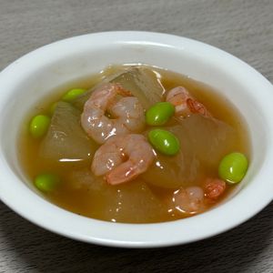 みーこの作ってみた!投稿(冬瓜とえびのとろみ煮)