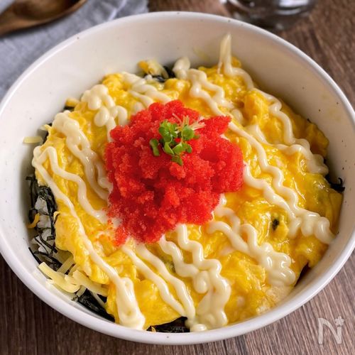 5分でぱぱっとウマい!「とろたま明太マヨチー丼」