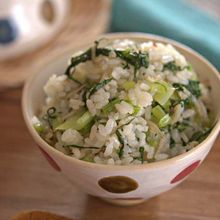 小松菜とじゃこの混ぜご飯【冷凍作り置き】