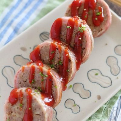 レンジで作る♪簡単ミートローフ