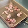簡単5分!【ほうれん草と卵とベーコンのサラダ】の工程3