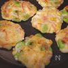 【枝豆と豆腐のふわもち焼き】混ぜて焼くだけ♪の工程3